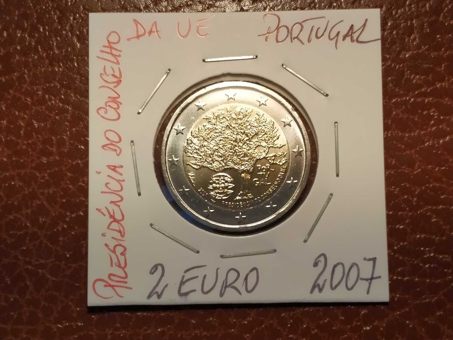 A147 Moeda de 2 euro de 2007 Presidência do Conselho da UE (+ unidades