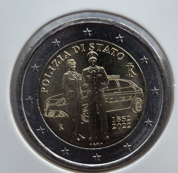2 eur Itália 2022 Polícia