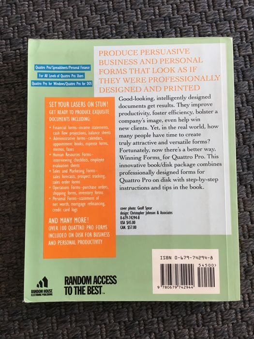 Winning Forms Quatro Pro