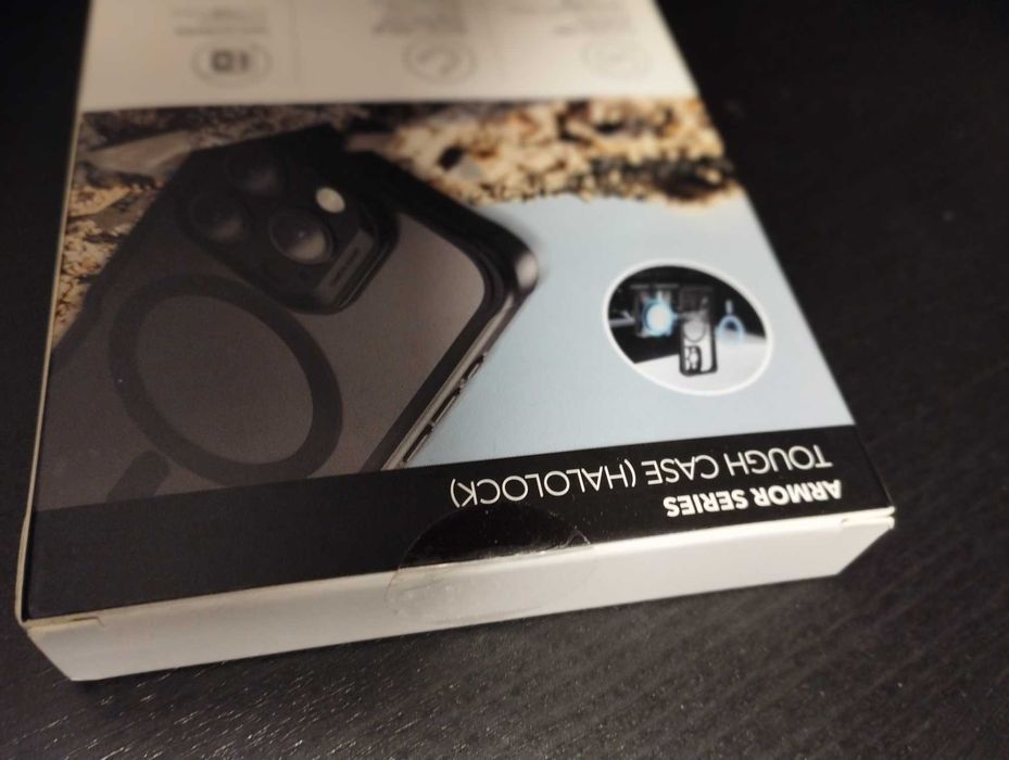 iPhone 16 Pro Max Classic Hybrid Case with Stash Stand (HaloLock)