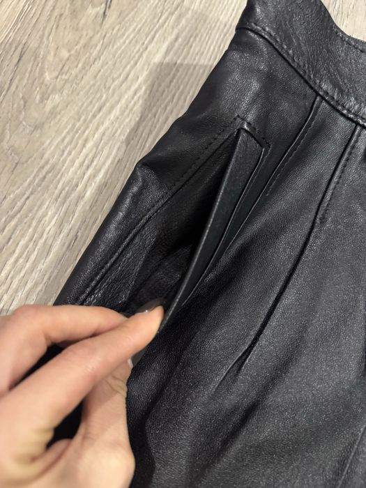 Брюки із натуральної шкіри нові з етикетками