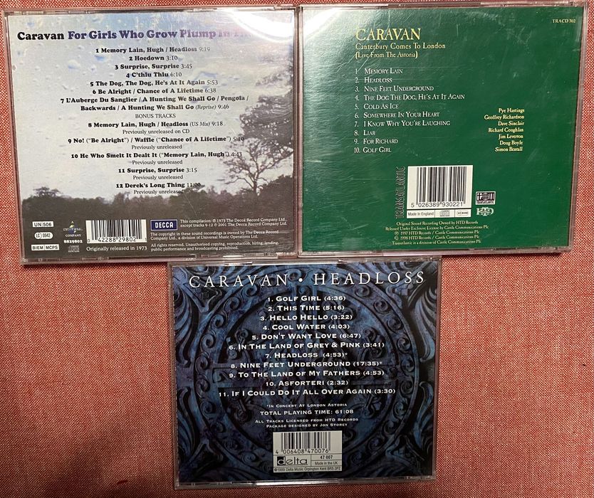 3 CD Caravan (como novos)