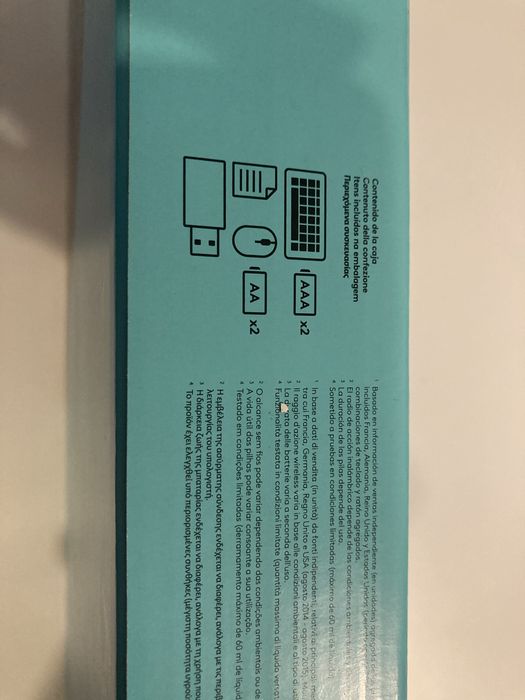 NOVO Teclado + Rato Logitech MK220 (Portugues)