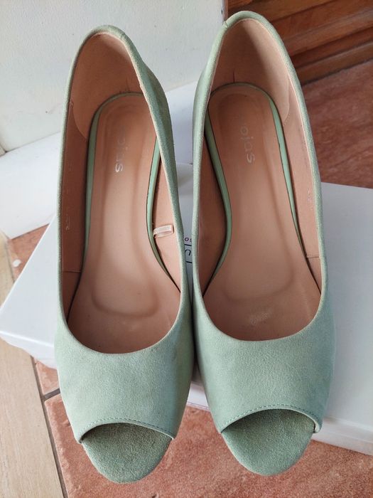 Buty ba obcasie palec odkryty Wojas 40