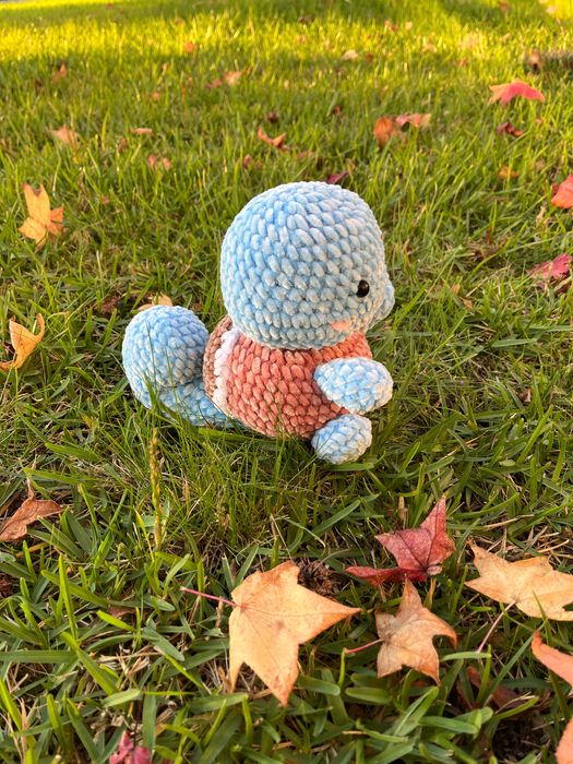 Squirtle de peluche em crochet