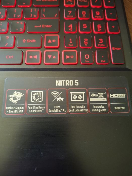 Ігровий ноутбук ACER Nitro 5   AN515-57-5423 Shale Black