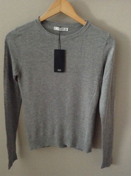 Camisola cinzenta mango nova com etiqueta