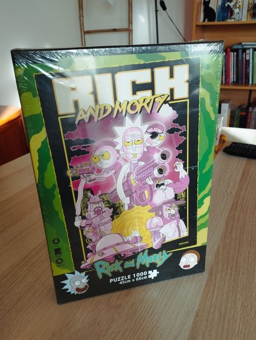 Puzzle Rick and Morty 1000 peças Novo