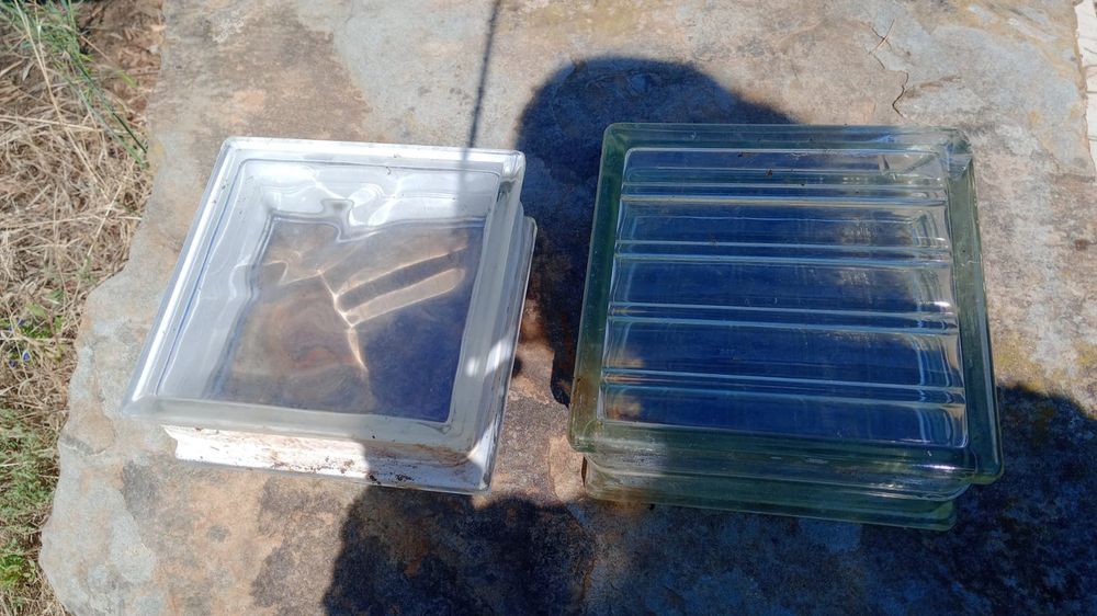 Tijolos transparentes para construçao