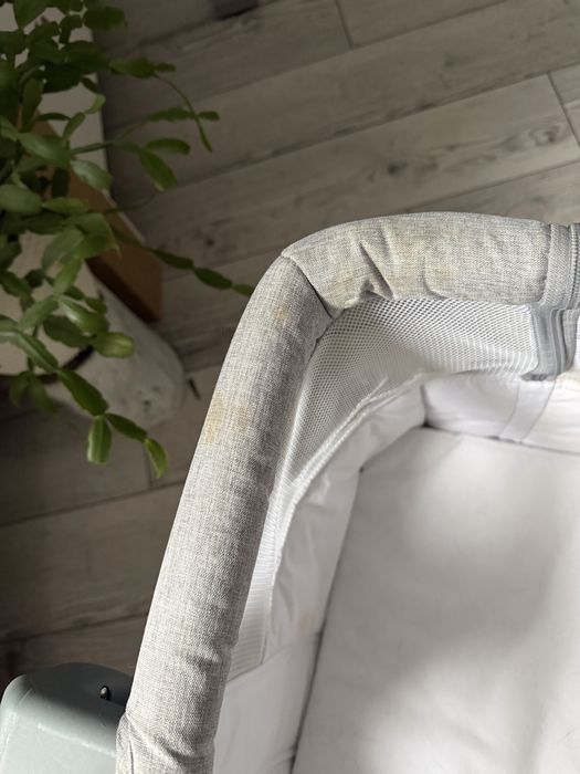 Kinderkraft Łóżeczko dostawne Neste AIR szare Dostawka