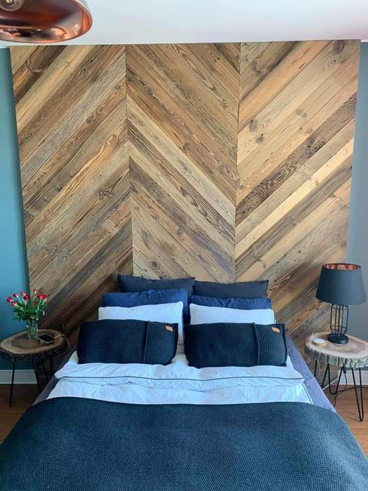 Stare deski rustykalne retro na ścianę z rozbiórki nie postarzane loft