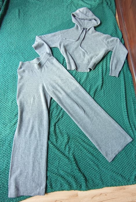 Sportowy komplet 100% kaszmir rozmiar S