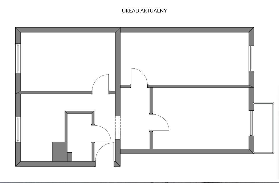 3 pokoje| Centrum Sosnowca | 54,61 m² | 309 tys - Widok 6