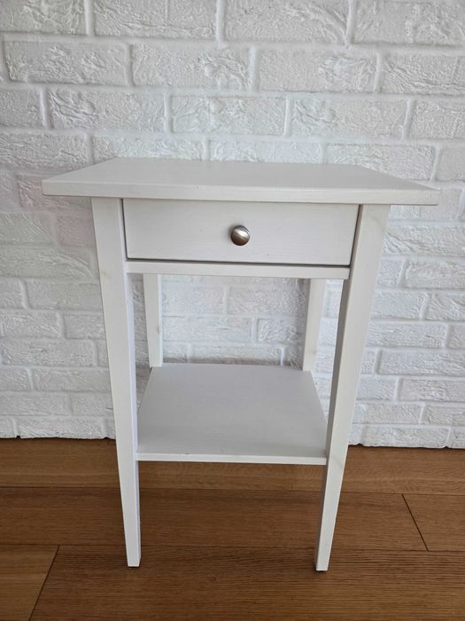 Szafka stolik nocny Hemnes Ikea biały