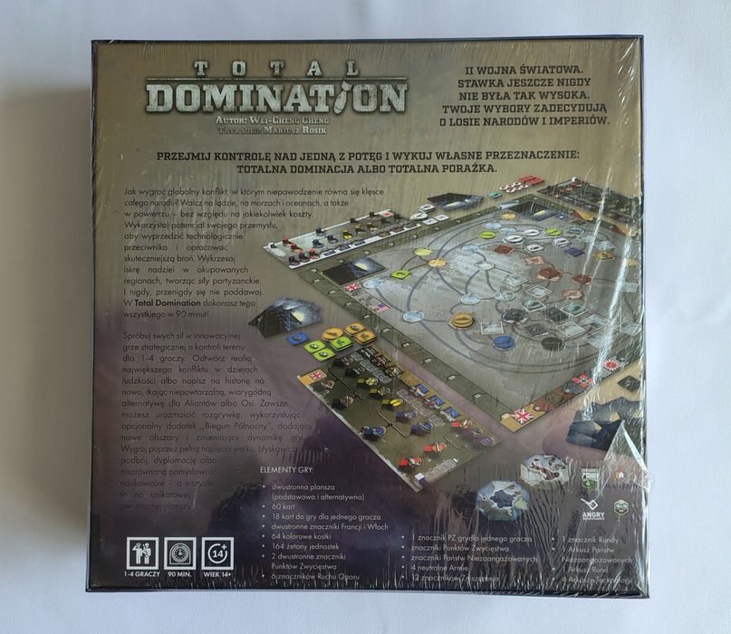 Nowa gra wojenna planszowa Total Domination (Phalanx), polska edycja