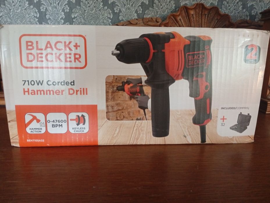 Wiertarka udarowa Black Decker