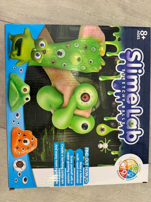 Набір для творчості SlimeLab Stretchy Balls 8+ — створюй монстриків зі слайму