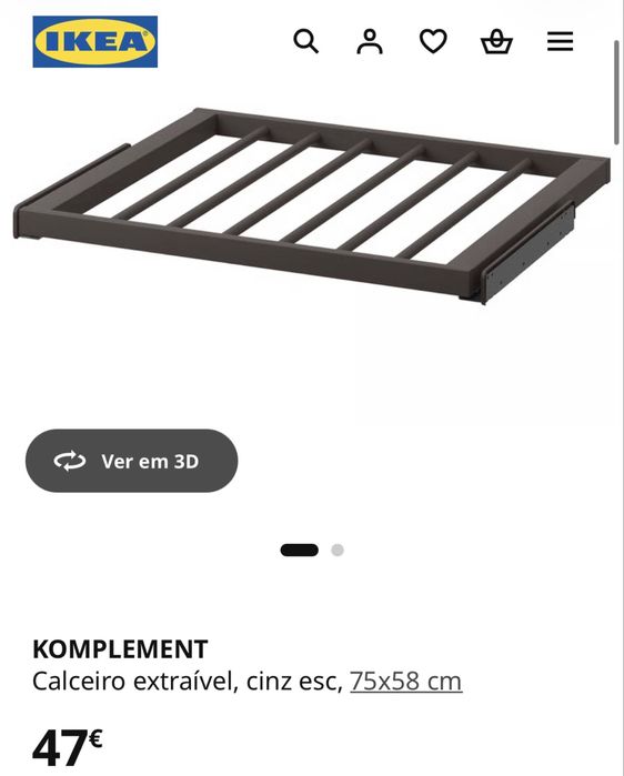 Calceiro IKEA Pax