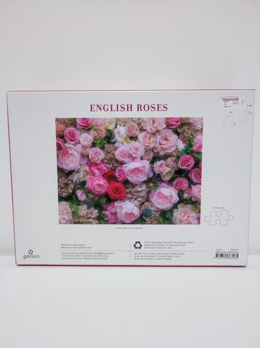 Puzzle 1000 Galison Angielskie róże