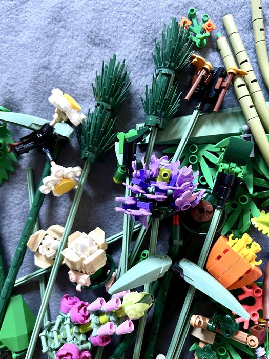 Rośliny Lego liść kwiatek roślinki miks mix