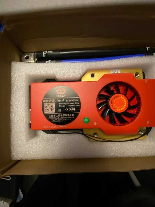 BMS 8S 24V 250A для LiFePo4 акумуляторів з WI-FI та Bluetooth. НОВЕ,