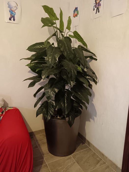 Vaso decorativo +planta artificial