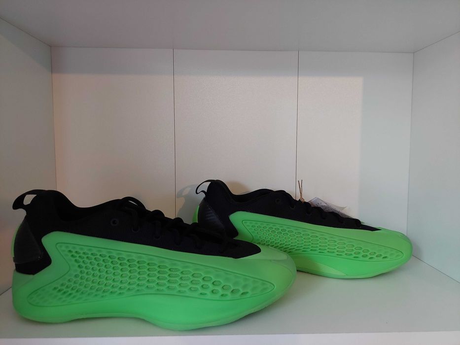 A.E.1 LIME adidas Anthony Edwards buty do koszykówki Pełna rozmiarówka