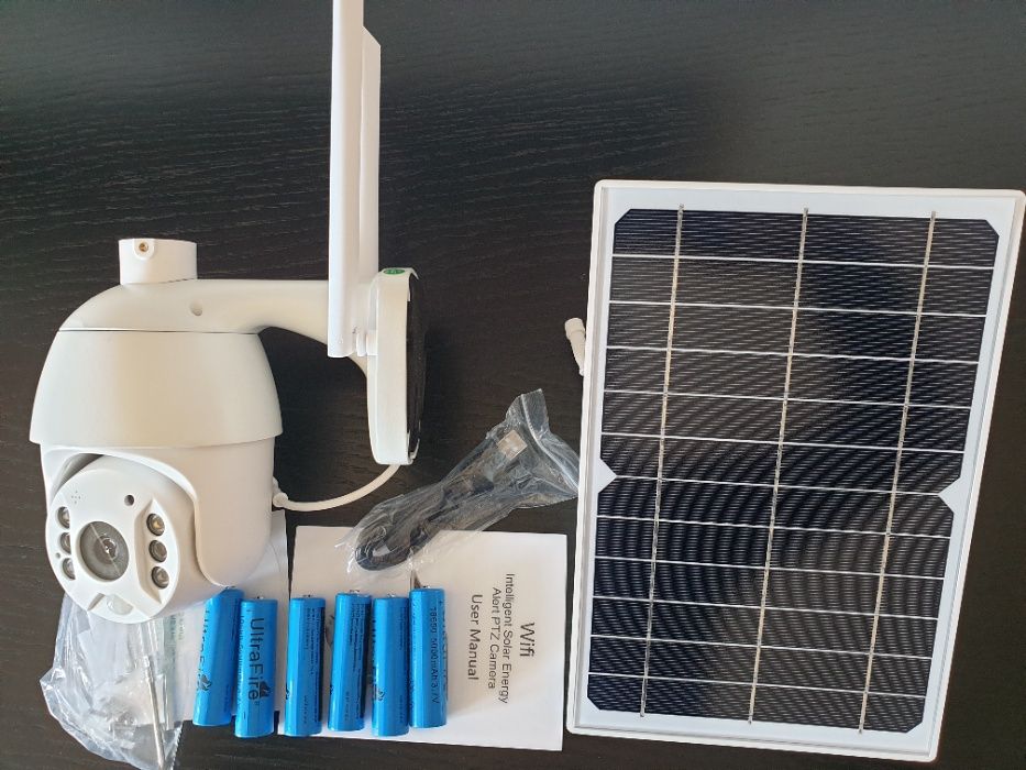 camera solar wifi rotativa HD 1080p speed dome wi-fi camara sem fios