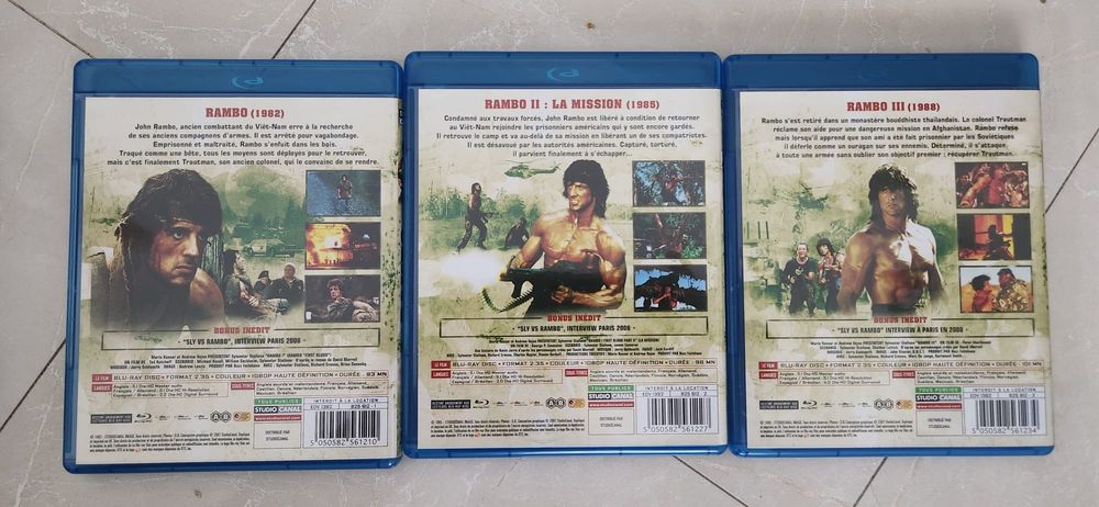Trilogia Rambo Bluray