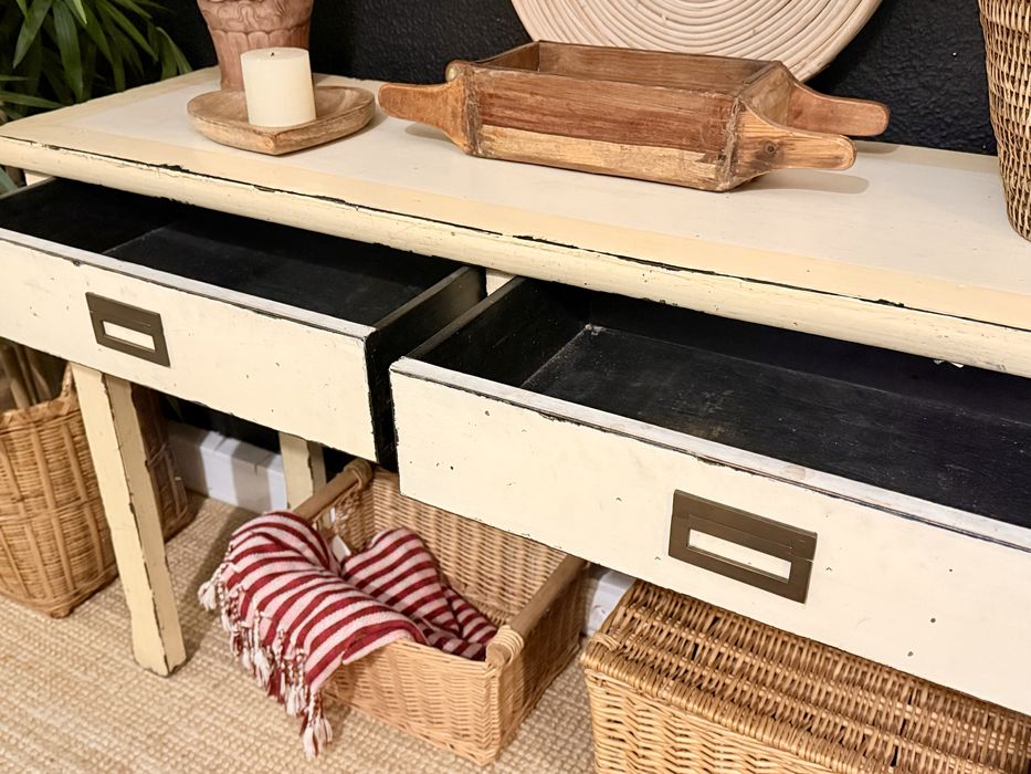 aparador, consola, movel, secretaria, antiga, olmo, oriental, rustica