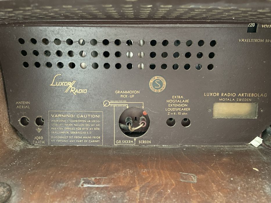Radio gramofone luxor