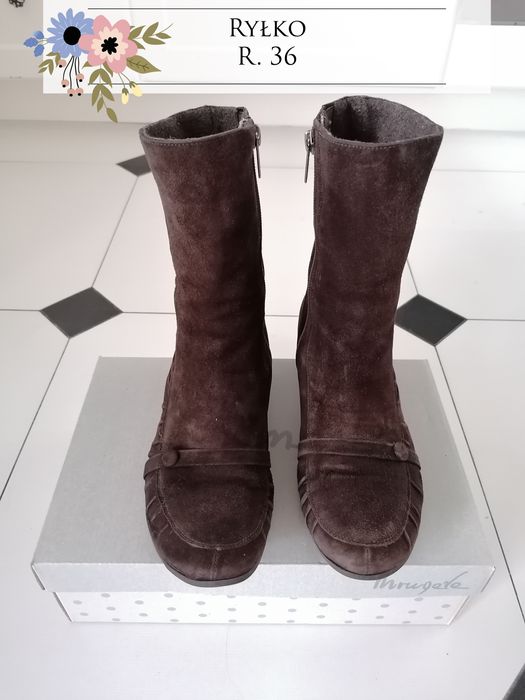 Super promocja: Ryłko zamszowe r. 36 stan bardzo dobry