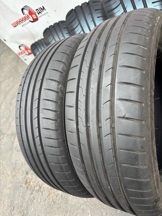 Шини 205/60 R16 пара Dunlop літо 6,4мм