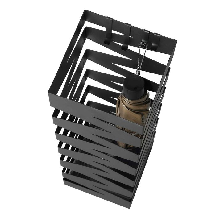 Metalowy Stojak na Parasole Czarny LOFT + Ociekacz