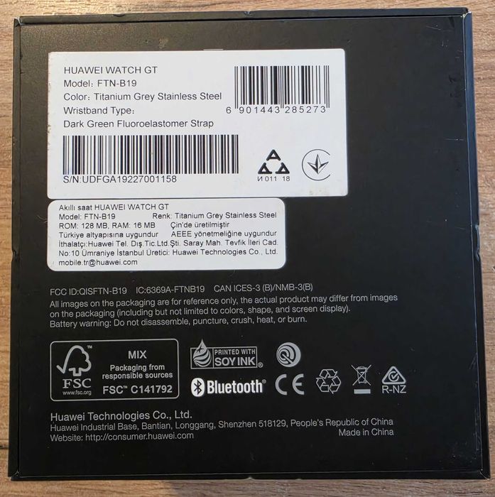 Huawei Watch GT FTN-B19 46mm Bardzo dobry stan Polecam Gwarancja