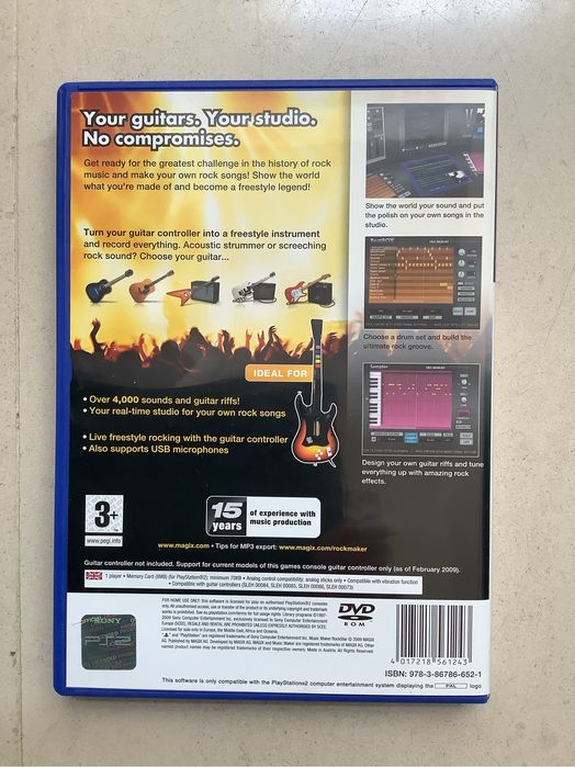 Music Maker Rockstar jogo para ps 2