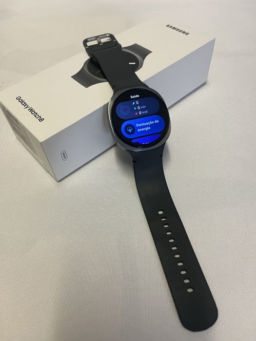 Samsung Galaxy Watch8 44mm Graphite - Como Novo c/ Fatura e Garantia