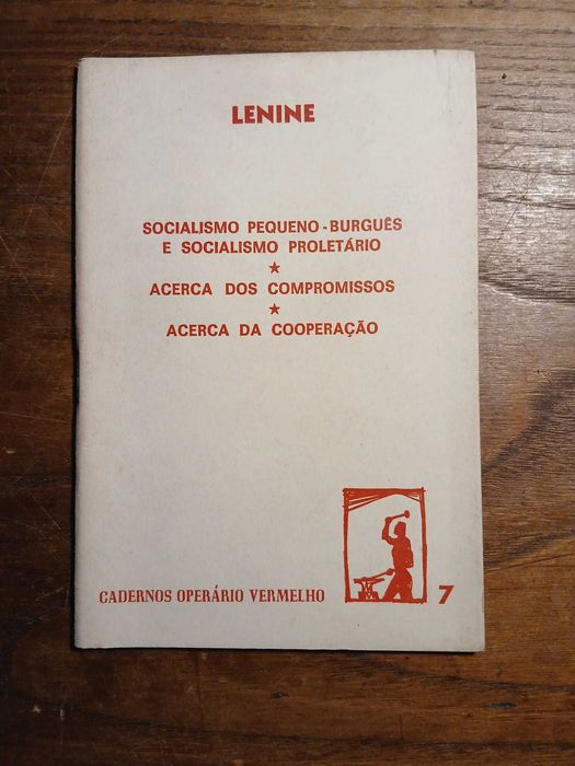 Cadernos Operário Vermelho (Preço Unitário)
