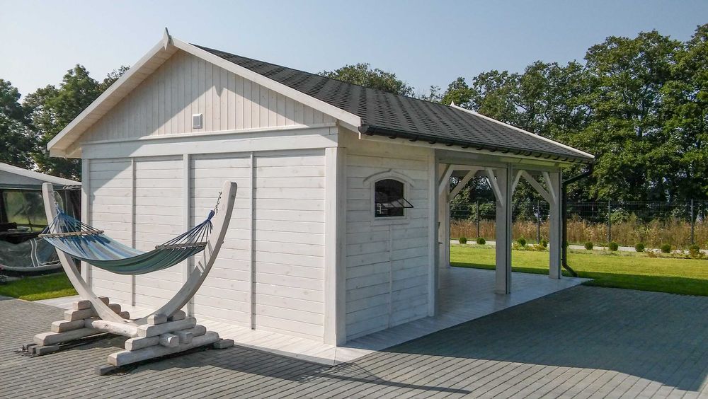 Altana prostokątna 7 x 5 m / Drewno KVH / Montaż w cenie