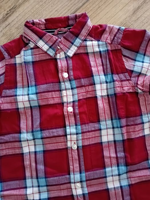 Koszula chlopieca 140/146 bawełna 100%