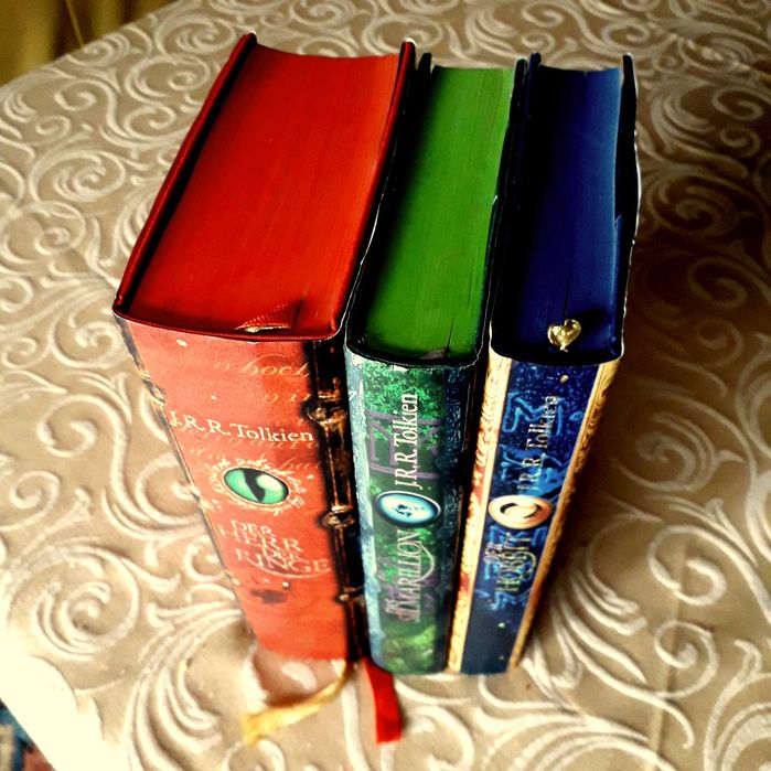 J R R Tolkien - Senhor dos Anéis/Hobbit/Silmarillion - Ed. em ALEMÃO