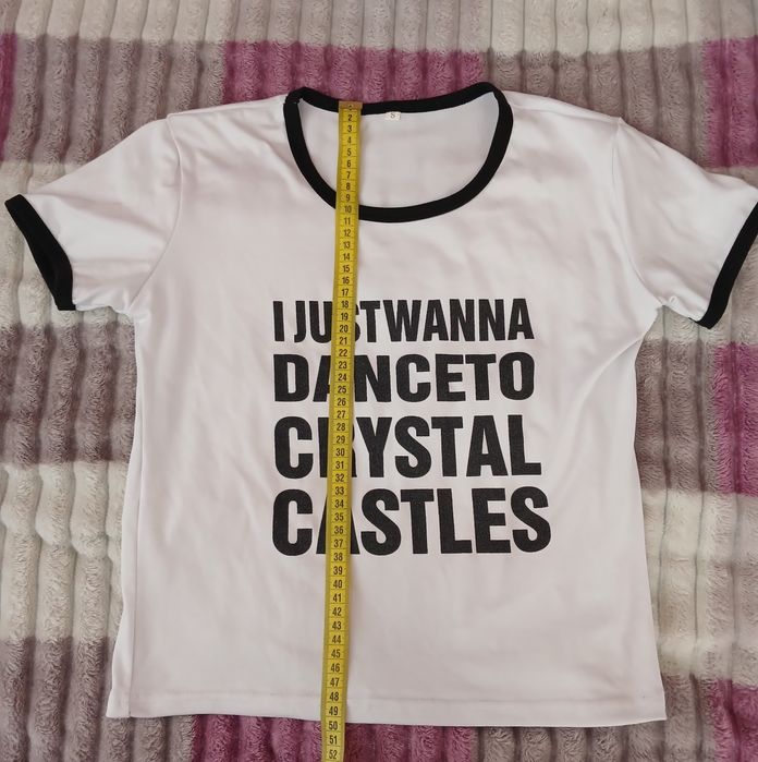 приталенная футболка crystal castles