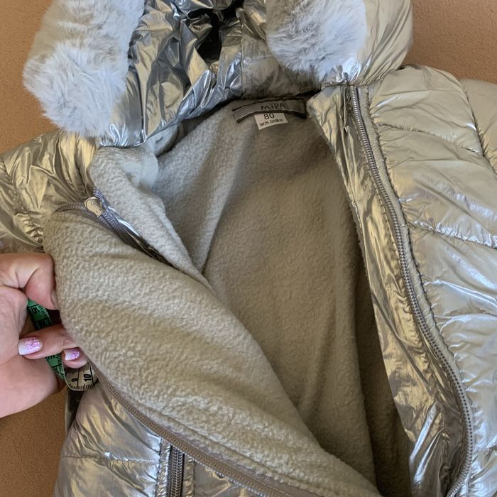 Зимовий дуже теплий комбінезон 80