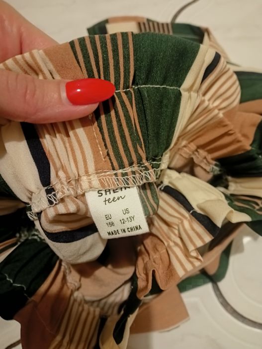 Spodenki paski shein