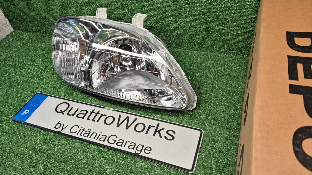 Otica Farol Direito Honda Civic VI Fastback Aerodeck 1994 a 2001 Ref. 217-1127R-LD-E NOVO DEPO