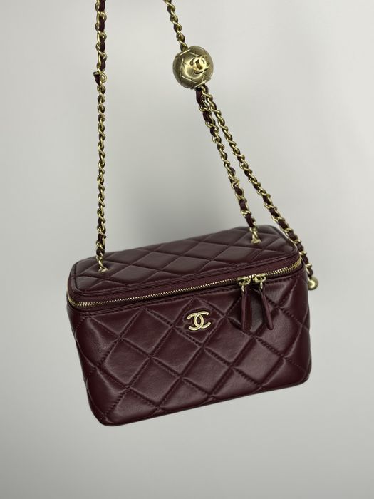 Сумочка бордо шкіра