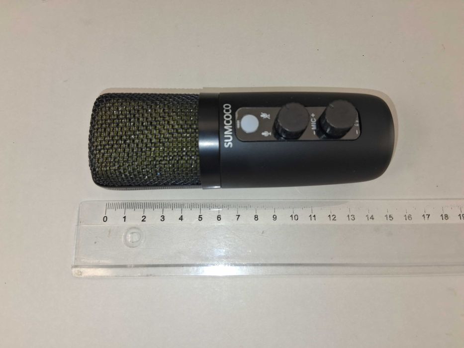 J159 Sumcoco Zestaw Mikrofon USB Pojemnościowy Z Ramieniem Pop-Filter