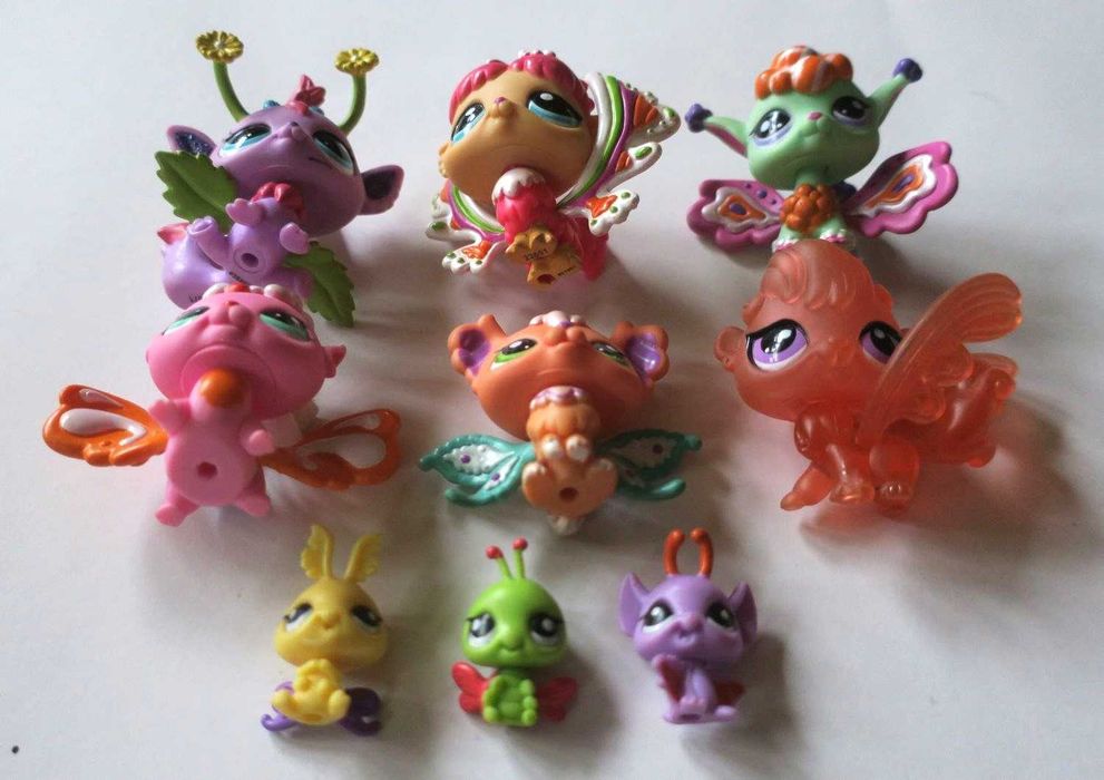 Zestaw 9 szt wróżki Littlest Pet Shop LPS wróżka pet shop