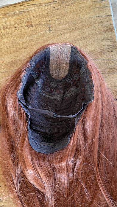 Peruca ruiva lisa