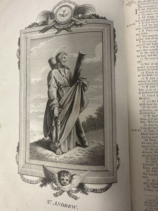 Biblia 1790rok Stary i Nowy Testament